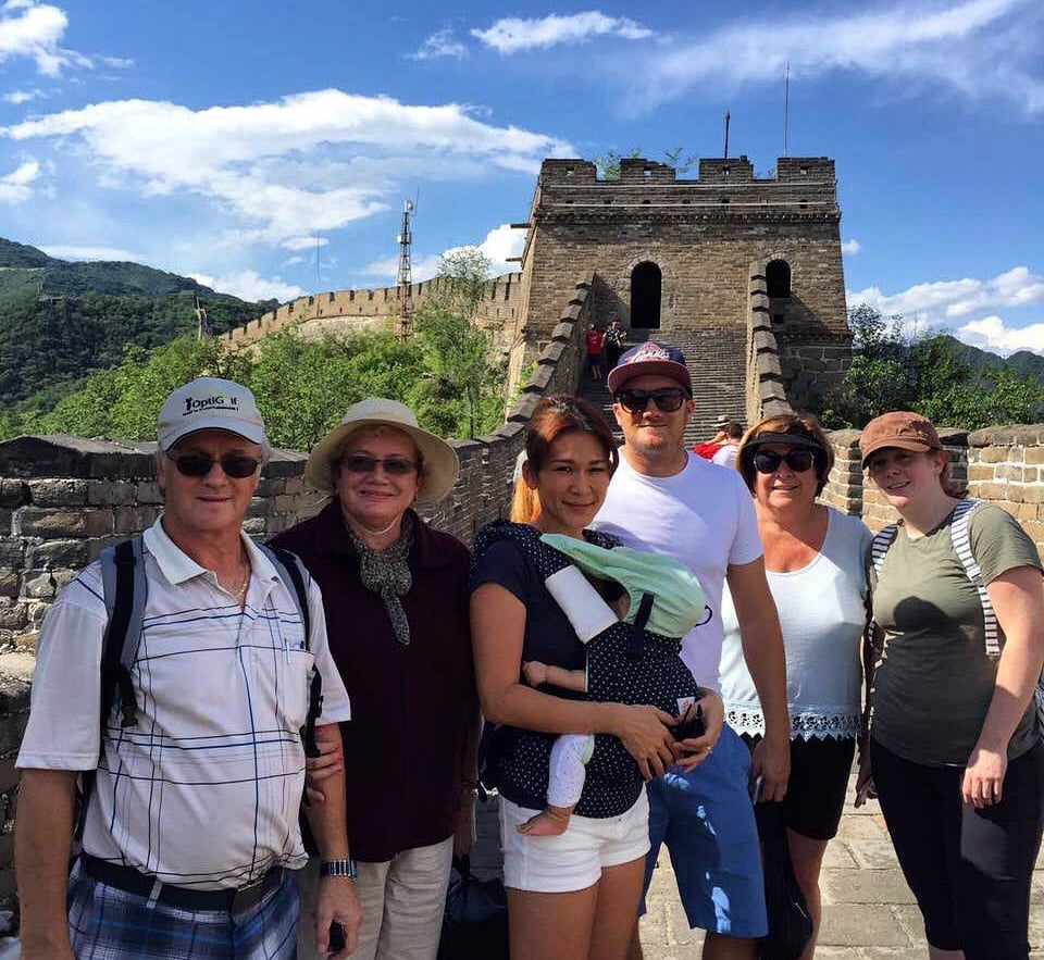 Our clients at Mutianyu Great Wall